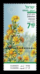 Stamp:Dittrichia Viscosa, designer:Tuvia Kurtz & Ronen Goldberg 06/2020